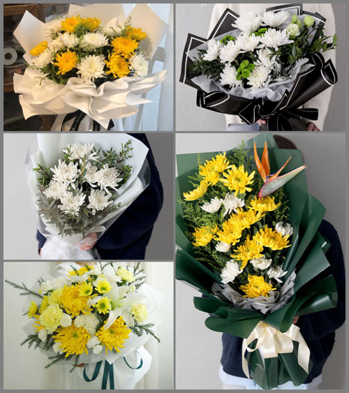 贵州毕节市赫章县河镇乡白事花束代送